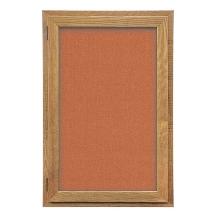 United Visual Products Outdoor Enclosed Combo Board, 42"x32", White Frame/Green & Medium Grey UVCB4232ODW-GREEN-MEDGRY